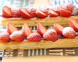 焼いて乗せるだけ♪苺＆餡子オープンパイ作り方6写真