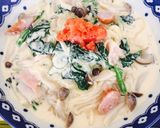 簡単美味い早い、明太カルボナーラうどん★作り方6写真