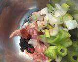 鶏肉せせりのぶつ切りつくね 餡かけ作り方2写真
