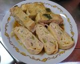 ハム入り卵焼き作り方4写真