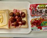 てりたまバーガー風？なホットサンド♡作り方9写真