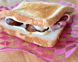 てりたまバーガー風？なホットサンド♡作り方10写真