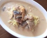 きのこミルクスープno味噌ラーメン作り方8写真