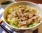 お弁当に簡単☆ネギ塩豚バラ丼＊特製タレ作り方7写真