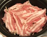 味ぽんで食べる豚バラとモヤシ蒸し作り方1写真