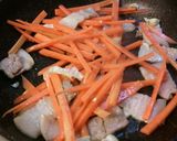 春キャベツと豚肉のゴマ味噌炒め。作り方4写真