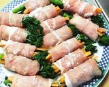 菜の花肉巻き♪作り方5写真