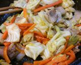 春キャベツと豚肉のゴマ味噌炒め。作り方7写真