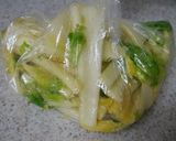 簡単❤調味料3種deかりぽりセロリの早漬作り方1写真