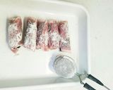 お弁当にグルグル肉巻き作り方3写真