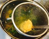 簡単絶品！あさりと豆苗の味噌汁（≧∇≦）作り方2写真