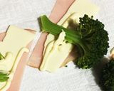 ブロッコリーのハム巻きブーケ作り方1写真