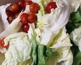 スピード料理！レタスとトマトの卵とじ作り方2写真