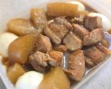 【作り置き】豚バラ&鶏胸肉&大根の煮物作り方8写真