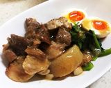 【作り置き】豚バラ&鶏胸肉&大根の煮物作り方10写真