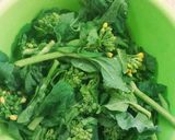 ♥菜の花のごま味噌和え♥作り方1写真