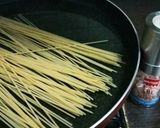裏技で乾麺を生パスタ風にしたカルボナーラ作り方6写真