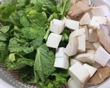 菜の花とエリンギの和風ペペロンチーノ作り方1写真