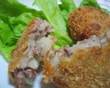 ゴロゴロお肉いっぱい☆あまい牛肉コロッケ作り方5写真
