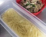 作り置きキノコで簡単和風パスタ作り方2写真