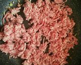 本格的！！お肉を食べるミートパスタ作り方4写真