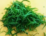 水菜シャキッと鶏のささみの梅肉和えサラダ作り方8写真