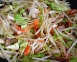 王将の麺で☆野菜五目塩やきそば作り方5写真