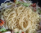 王将の麺で☆野菜五目塩やきそば作り方6写真