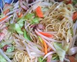 王将の麺で☆野菜五目塩やきそば作り方7写真