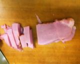 ぜんまいとベーコンの中華炒め煮★作り方1写真