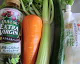 バージンオイルひとかけで、即席漬け美味！作り方1写真