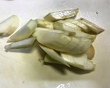 カレイの煮つけ♪うどと春菊と♪作り方4写真