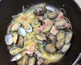 菜の花とあさりのパスタ✳︎作り方3写真