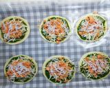 大葉香る♪鮭フレークとしらすの和風ピザ作り方5写真
