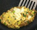 めんつゆだけ★居酒屋さんの納豆オムレツ作り方6写真