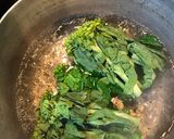 松葉蟹と菜の花の蟹みそ甲羅焼き作り方1写真