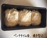 天然酵母生地コースで酒粕入り仏風ご飯パン作り方8写真
