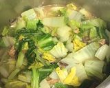 サバ缶で簡単☆白菜の豆乳味噌煮込み作り方3写真