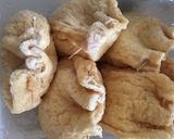 大和芋と鶏挽肉巾着♪梅柚子風味作り方4写真