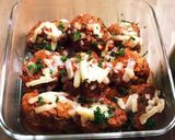 ふわふわ♪豆腐ハンバーグでトマト煮込み風作り方6写真