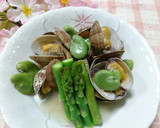 春野菜とあさりのレンジ蒸し♡柚子胡椒風味作り方5写真