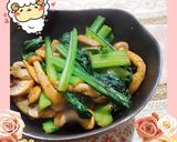 マクロビ☆小松菜きのこのカレー炒め作り方3写真
