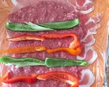 野菜のひき肉巻き作り方5写真
