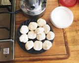 豆乳ヨーグルトと酒カスの米粉饅頭作り方3写真
