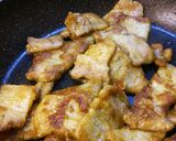 豚ばらソースカレー丼♪作り方5写真