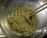 お酒のつまみにあんかけ肉巻きそば♡作り方1写真