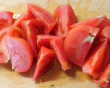 簡単＊もやしとトマト挽き肉の中華スープ♪作り方3写真