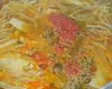 簡単＊もやしとトマト挽き肉の中華スープ♪作り方6写真