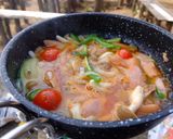 ☆山ごはん☆サラスパでナポリタン作り方6写真