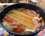 ☆山ごはん☆サラスパでナポリタン作り方7写真